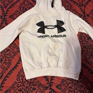 Under Armour White Fleece Jacket